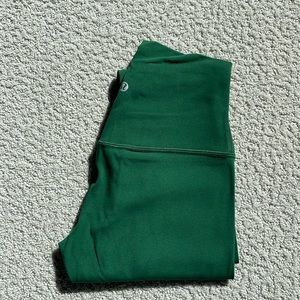 forrest green lululemons align 28”